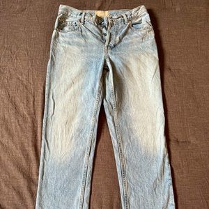 Everlane 90s cheeky jean 26 ankle blue